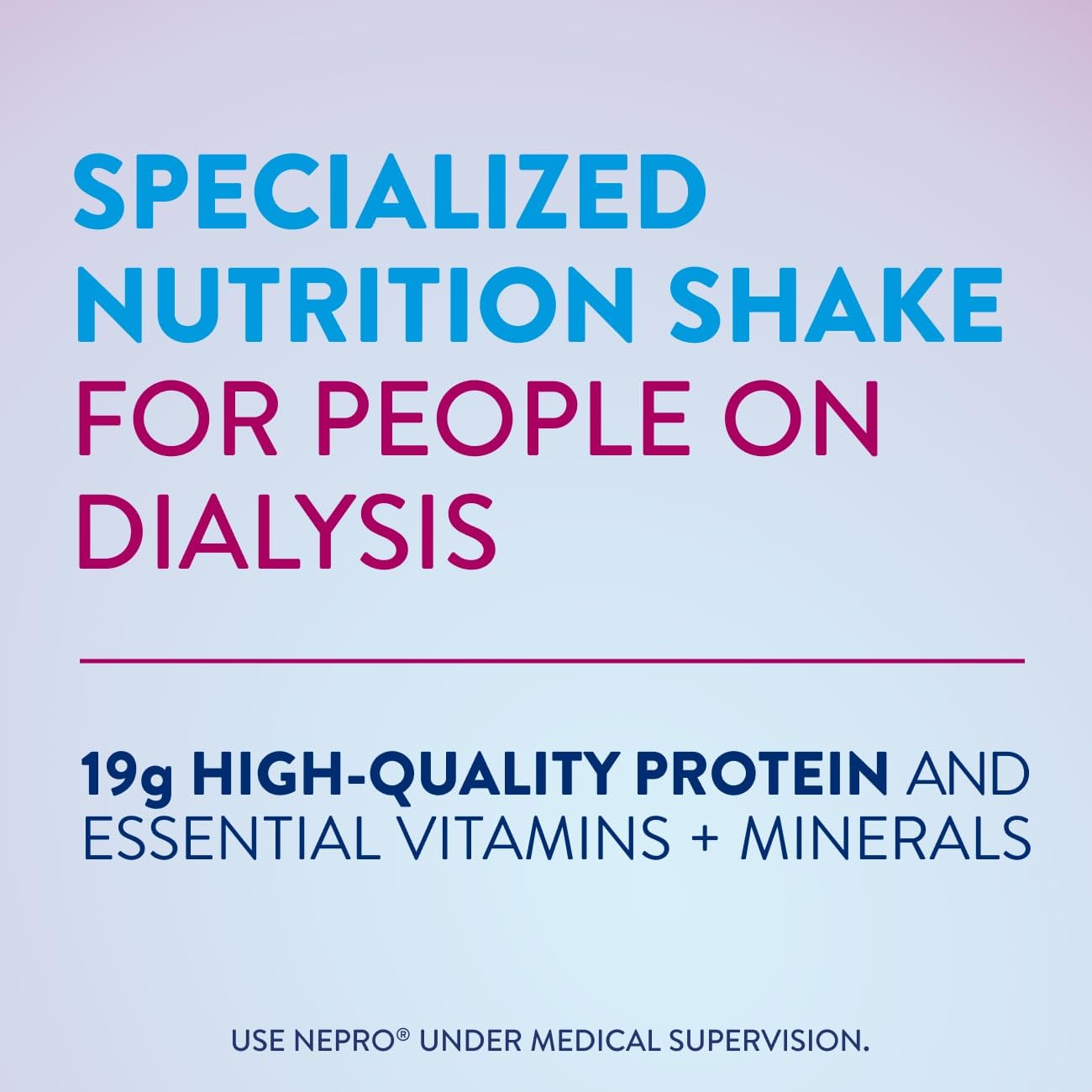 Nepro Nutrition Shake for People on Dialysis, 19g Protein, 420 Calories, Vanilla, 8 fl oz, Pack of 24